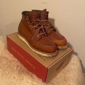 RED WING MEN'S CLASSIC 6 INCH MOC 875 IN ORO LEGACY